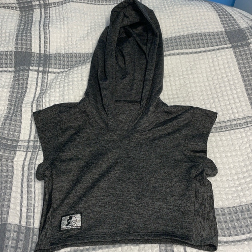 crop hoodie